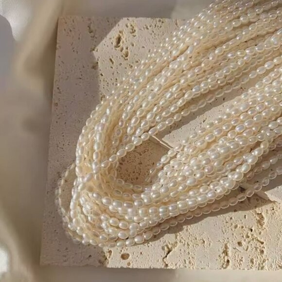 NEW Pearl Necklace Chocker Freshwater Pearls Preppy Old Money Feminine Coquette - Picture 10 of 12